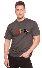 Load image into Gallery viewer, Believe Christmas Printed Men's Bamboo T-Shirt

