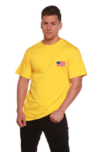 Load image into Gallery viewer, American Flag Men's Bamboo Viscose/Organic Cotton Short Sleeve Graphic T-Shirt
