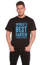 Load image into Gallery viewer, World's Best Farter Men's Bamboo Viscose/Organic Cotton Short Sleeve Graphic T-Shirt
