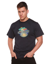 将图片加载到图库查看器，I Want to Believe Men's Bamboo Short Sleeve Printed T-Shirt
