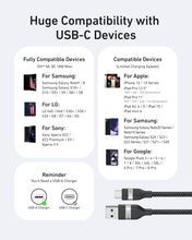 将图片加载到图库查看器，Anker USB-A to USB-C Cable (3 ft/6 ft, Upcycled-Braided)
