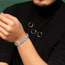 Load image into Gallery viewer, Adjustable Cuff Copper Magnetic Therapy Bracelet Bangle for Men and Women Twisted Design
