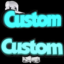 将图片加载到图库查看器，Custom Glow in the Dark Text Personalized Message Stud Earrings
