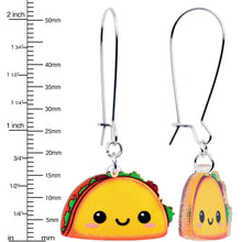Load image into Gallery viewer, Acrylicious Taco Dangle Earrings by Onyx O
