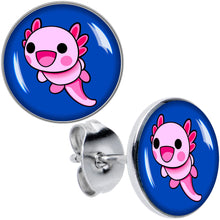 将图片加载到图库查看器，Adorable Axolotl Stud Earrings by Onyx O
