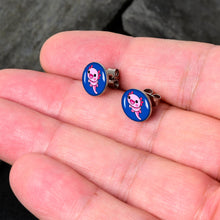 将图片加载到图库查看器，Adorable Axolotl Stud Earrings by Onyx O
