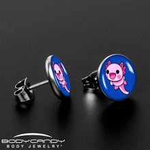 将图片加载到图库查看器，Adorable Axolotl Stud Earrings by Onyx O
