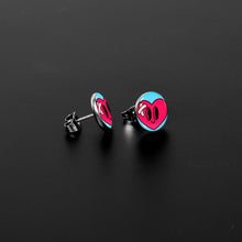 Load image into Gallery viewer, Heartbreak Bandaged Heart Stud Earrings by Onyx O
