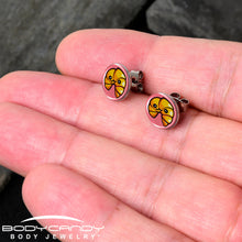 Load image into Gallery viewer, Quaso Croissant Stud Earrings by Onyx O
