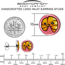 Load image into Gallery viewer, Quaso Croissant Stud Earrings by Onyx O

