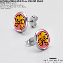 Load image into Gallery viewer, Quaso Croissant Stud Earrings by Onyx O
