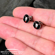 Load image into Gallery viewer, Holiday Dead Nosed Reindeer Stud Earrings by Onyx O

