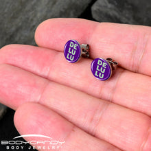 将图片加载到图库查看器，Word DELULU Stud Earrings by Onyx O
