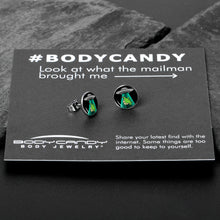 将图片加载到图库查看器，Alien UFO Dinosaur Abduction Stud Earrings Set by Onyx O
