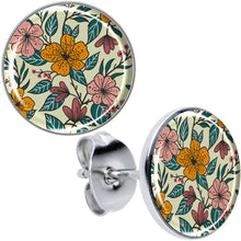 Load image into Gallery viewer, Blossom Creation Wildflower Flowers Stud Earrings by Onyx O

