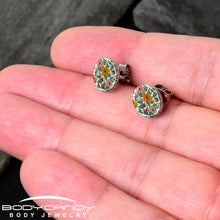 Load image into Gallery viewer, Blossom Creation Wildflower Flowers Stud Earrings by Onyx O
