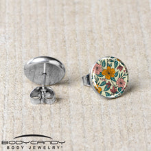 Load image into Gallery viewer, Blossom Creation Wildflower Flowers Stud Earrings by Onyx O
