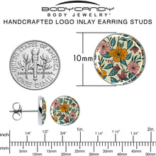 Load image into Gallery viewer, Blossom Creation Wildflower Flowers Stud Earrings by Onyx O
