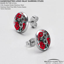 Load image into Gallery viewer, Blossom Creation Vibrant Bloom of Flowers Stud Earrings by Onyx O
