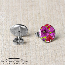 Load image into Gallery viewer, Blossom Creation Tropical Floral Flowers Stud Earrings by Onyx O
