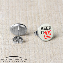将图片加载到图库查看器，Keep it 100 Glow in the Dark Stud Earrings by Onyx O
