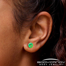将图片加载到图库查看器，Keep it 100 Glow in the Dark Stud Earrings by Onyx O
