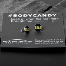 Load image into Gallery viewer, G.O.A.T. Stud Earrings by Onyx O
