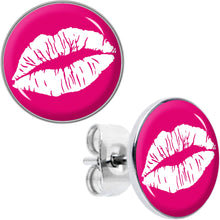 Load image into Gallery viewer, Red Hot Lips Stud Earrings by Onyx O
