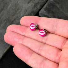 Load image into Gallery viewer, Red Hot Lips Stud Earrings by Onyx O
