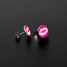Load image into Gallery viewer, Red Hot Lips Stud Earrings by Onyx O
