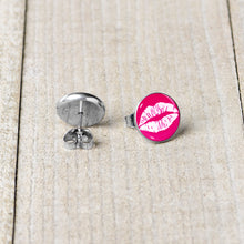 Load image into Gallery viewer, Red Hot Lips Stud Earrings by Onyx O

