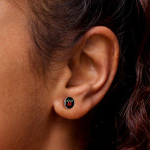 Load image into Gallery viewer, Jolly AF Festive Holiday Christmas Stud Earrings by Onyx O

