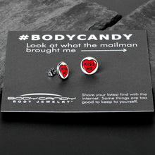 Load image into Gallery viewer, Kiss Me Candy Heart Stud Earrings by Onyx O
