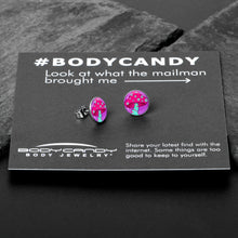 Load image into Gallery viewer, Funky Floral Mushroom Stud Earrings by Onyx O
