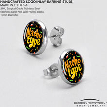 将图片加载到图库查看器，Nacho Type Stud Earrings by Onyx O

