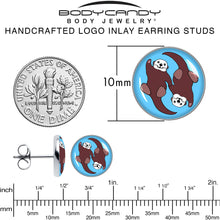 Load image into Gallery viewer, Oh My Otters Animal Stud Earrings by Onyx O
