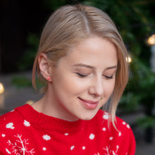 Load image into Gallery viewer, Holiday Peppermint Candy Stud Earrings
