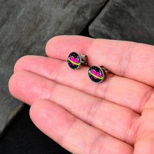 Load image into Gallery viewer, Heart Planet Stud Earrings by Onyx O
