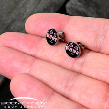 将图片加载到图库查看器，RAWR Kitty Cat Stud Earrings by Onyx O
