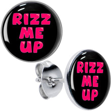 Load image into Gallery viewer, RIZZ ME UP Stud Earrings by Onyx O

