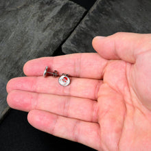 Load image into Gallery viewer, Christmas Peace Love Santa Stud Earrings by Onyx O
