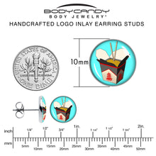 将图片加载到图库查看器，Chinese Take Out Stud Earrings by Onyx O

