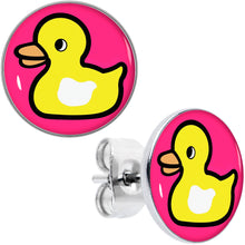 Load image into Gallery viewer, Yellow Ducky Stud Earrings by Onyx O
