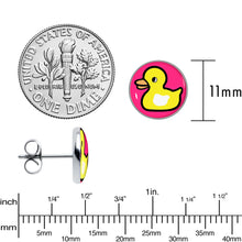 Load image into Gallery viewer, Yellow Ducky Stud Earrings by Onyx O
