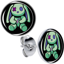 Load image into Gallery viewer, Zombie Bunny Stud Earrings by Onyx O
