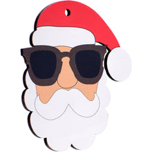 Load image into Gallery viewer, Wood Holiday Santa Claus Christmas Ornament

