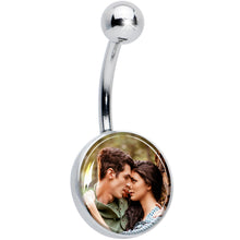 将图片加载到图库查看器，Custom Photo Belly Ring
