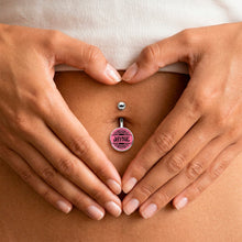 Load image into Gallery viewer, Custom Pink Mandala Personalized Name Belly Ring
