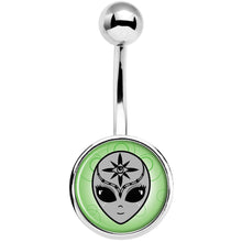 将图片加载到图库查看器，Third Eye Cute Alien Belly Ring
