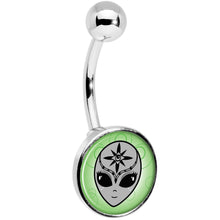 将图片加载到图库查看器，Third Eye Cute Alien Belly Ring
